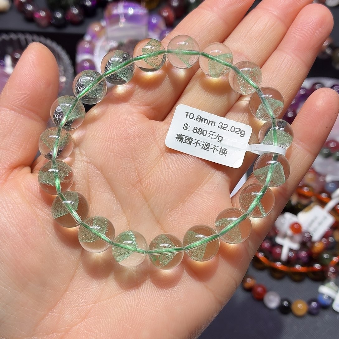 入***画水晶手链未镶嵌天然水晶