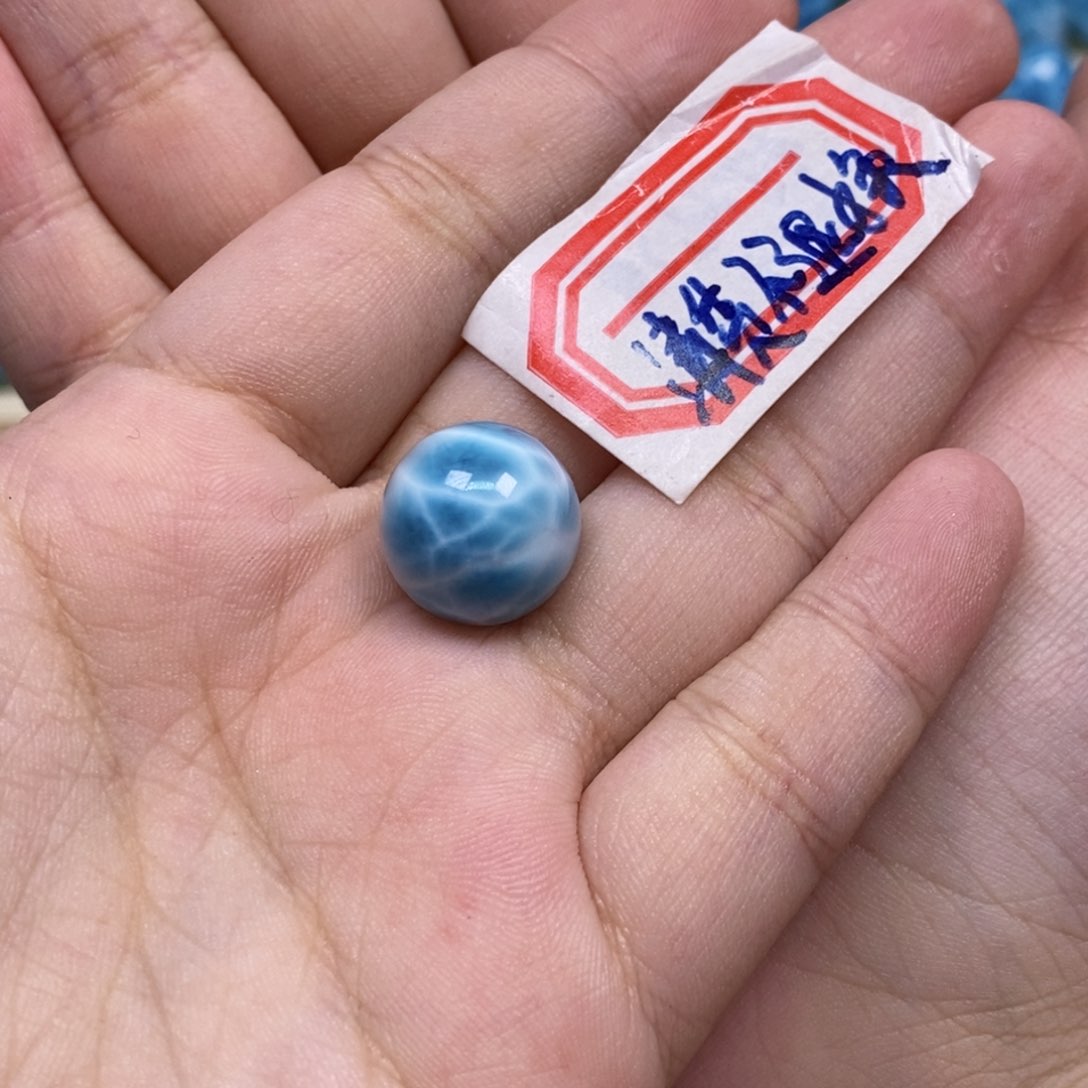 针钠钙石（海纹石）未镶嵌颈饰雷*晴