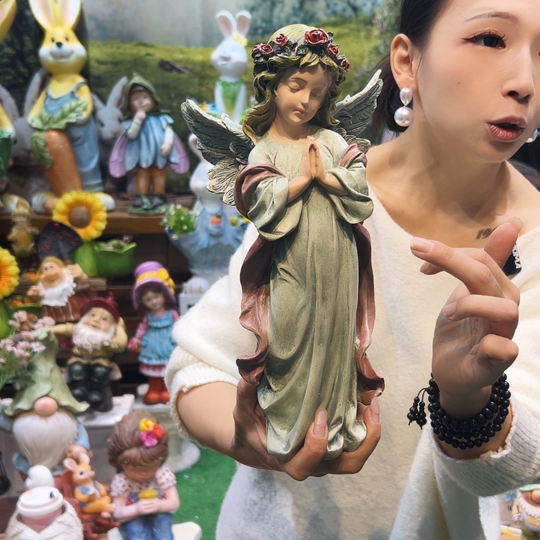 花园摆件红红火火