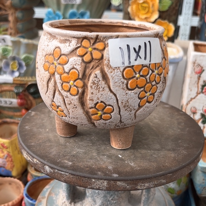 紫砂花盆粗陶材质多肉陶瓷花盆