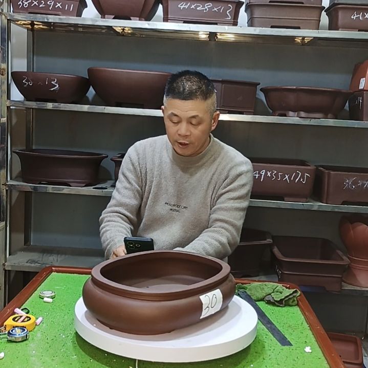 宜兴紫砂花盆花盆