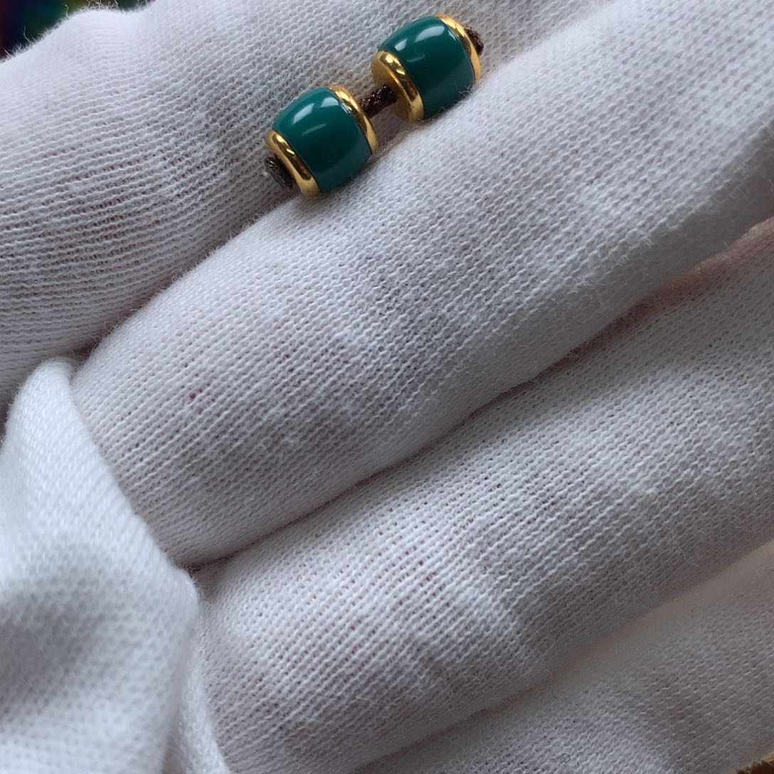 绿松石配饰18K金镶嵌