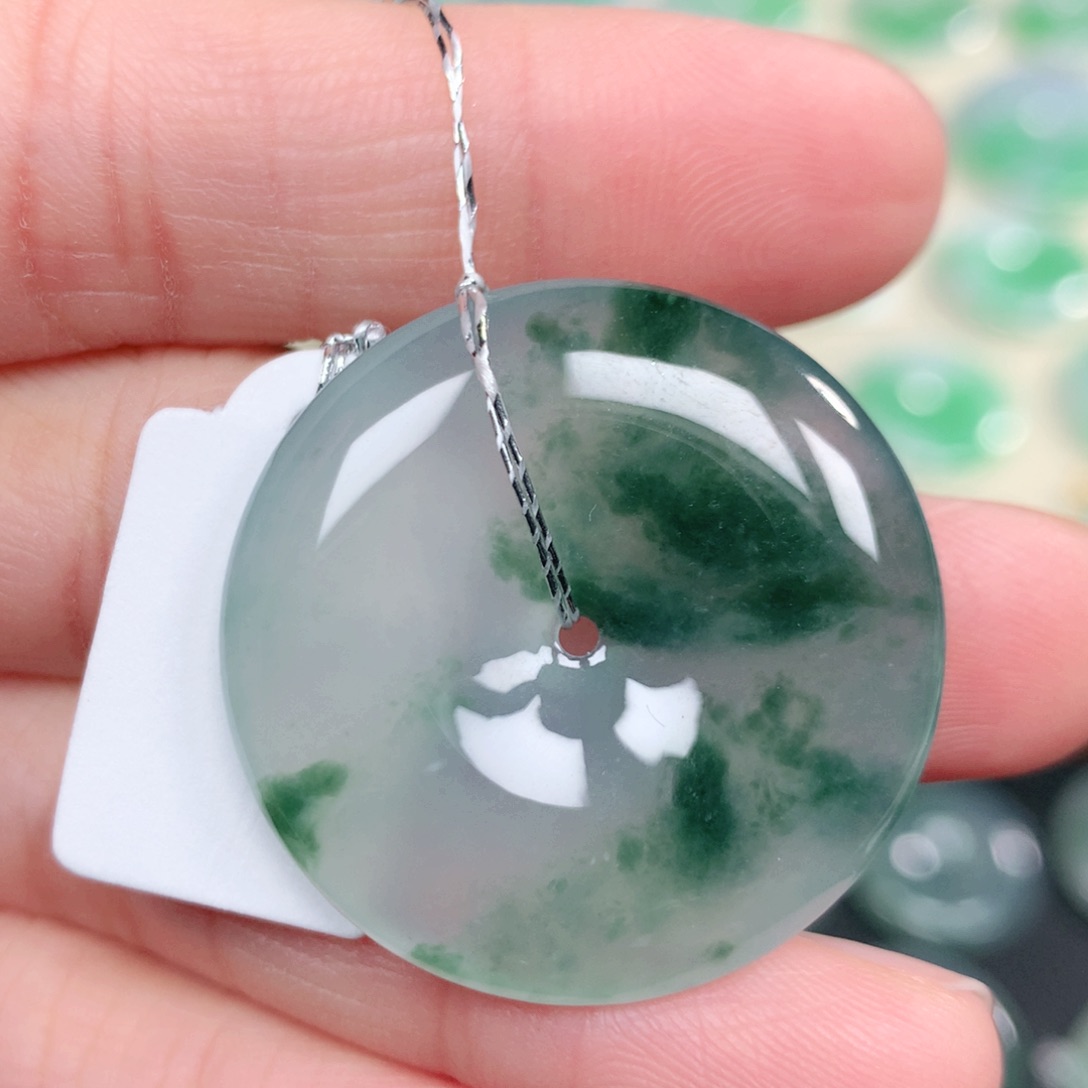 翡翠未镶嵌颈饰30.3-5.6