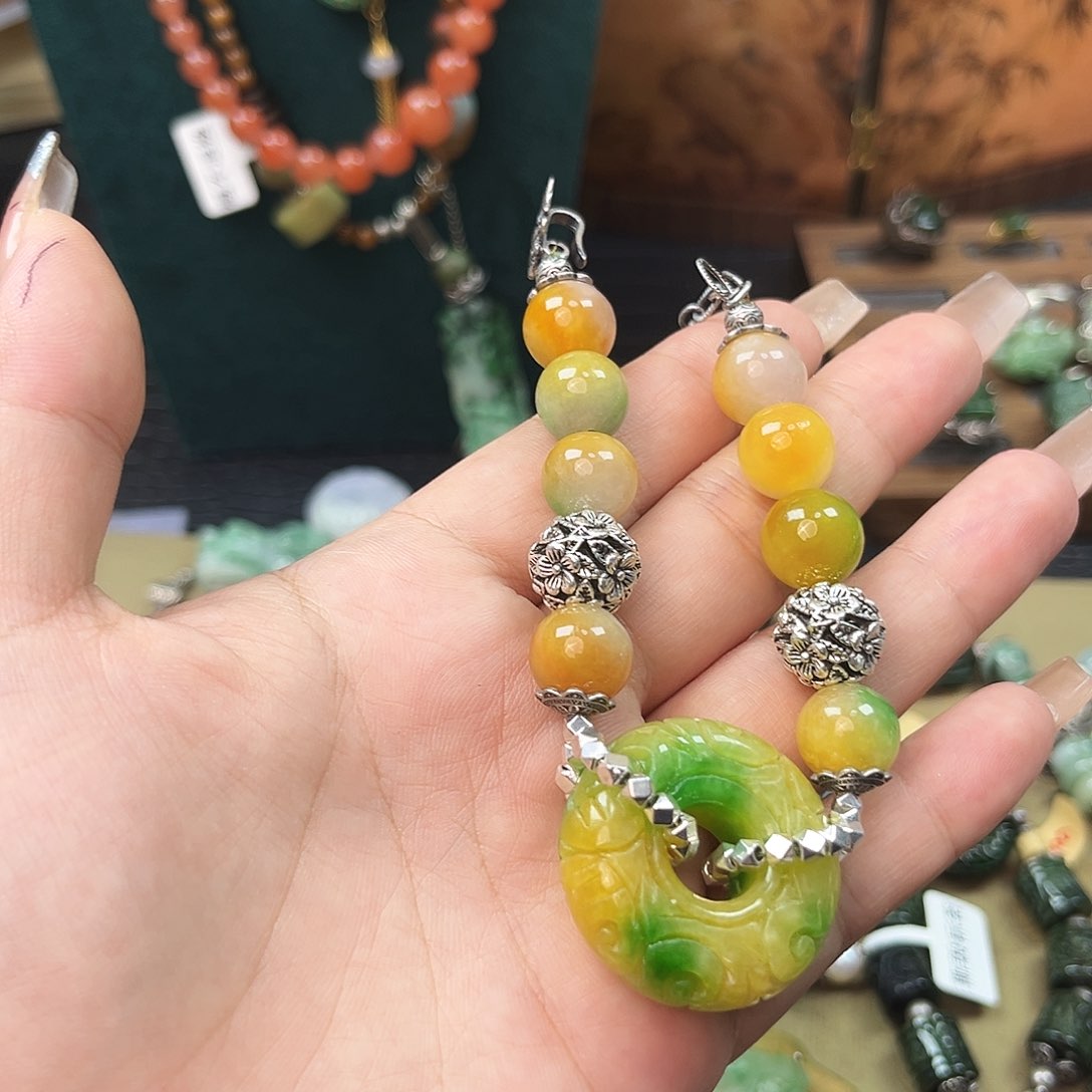 未镶嵌手链翡翠?*咩翡翠首饰