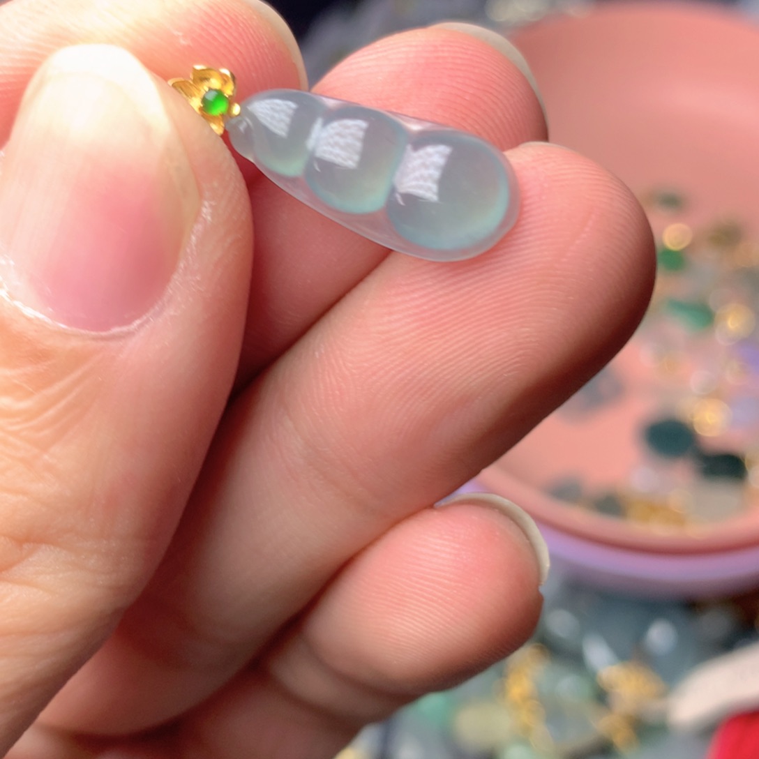 【闪购商品】翡翠18K金镶嵌颈饰翡翠