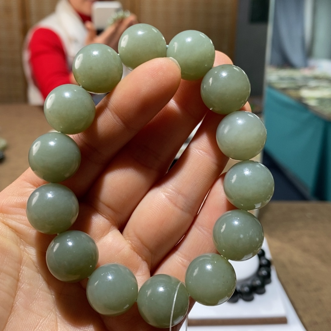 和田玉未镶嵌手链116