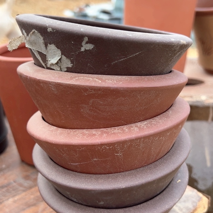 红陶紫砂碗盆口13