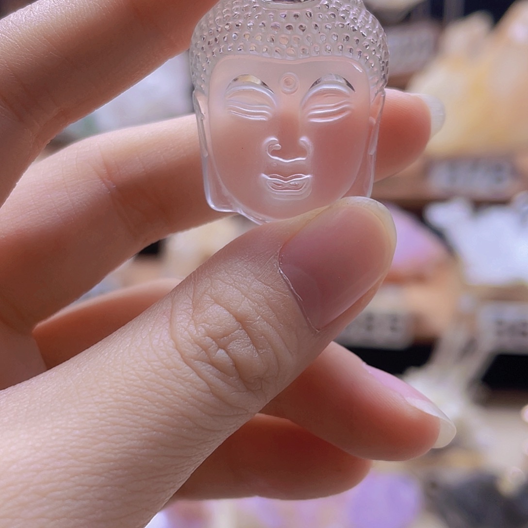 冷***猫石材白水晶        