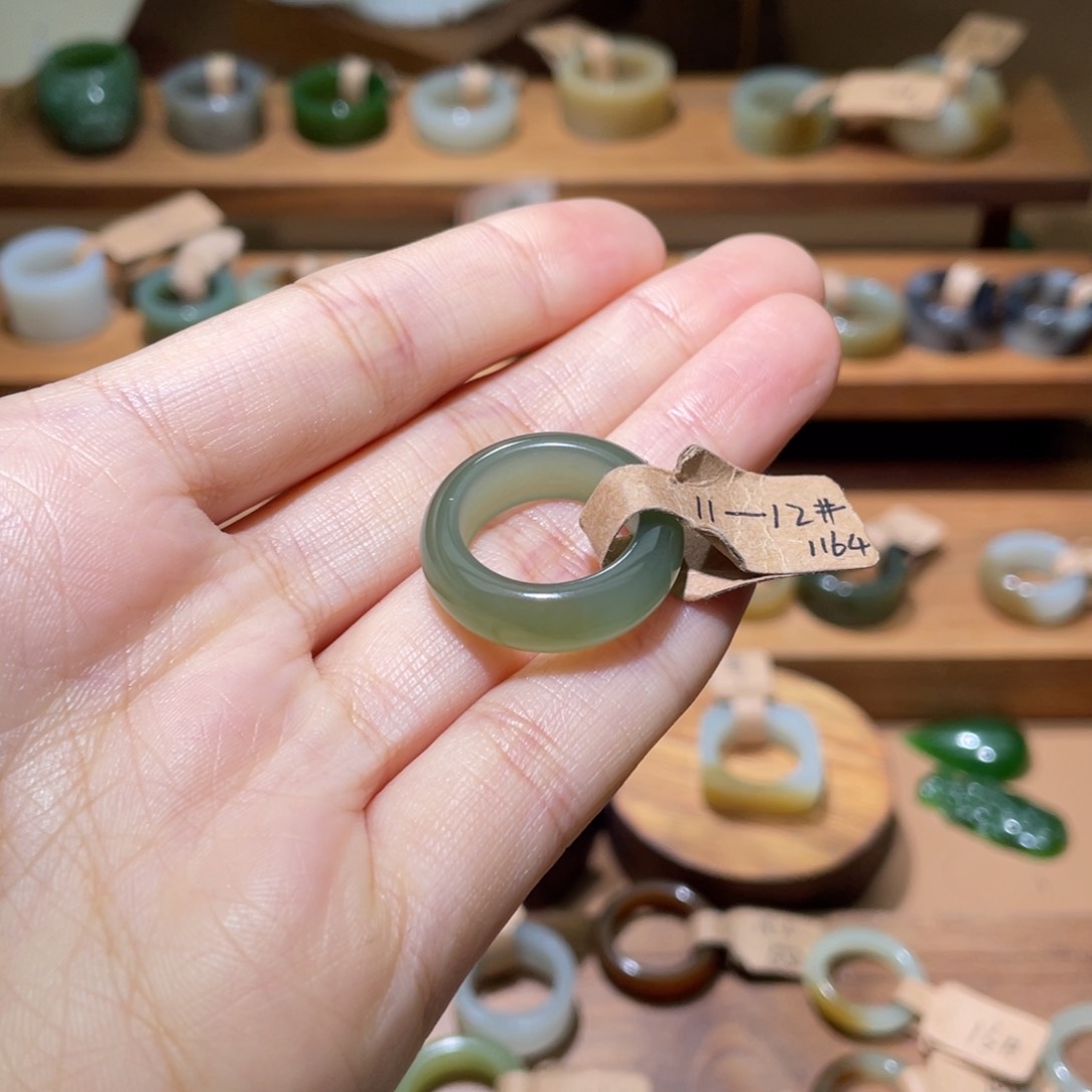 和田玉戒指未镶嵌天****邪16.1