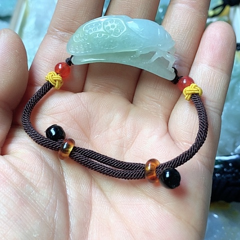 翡翠颈饰未镶嵌天然缅甸翡翠a货