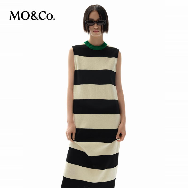 【王雪糕专属】MOCO联名系列SUNNEI春针织连衣裙MBD1DRS055