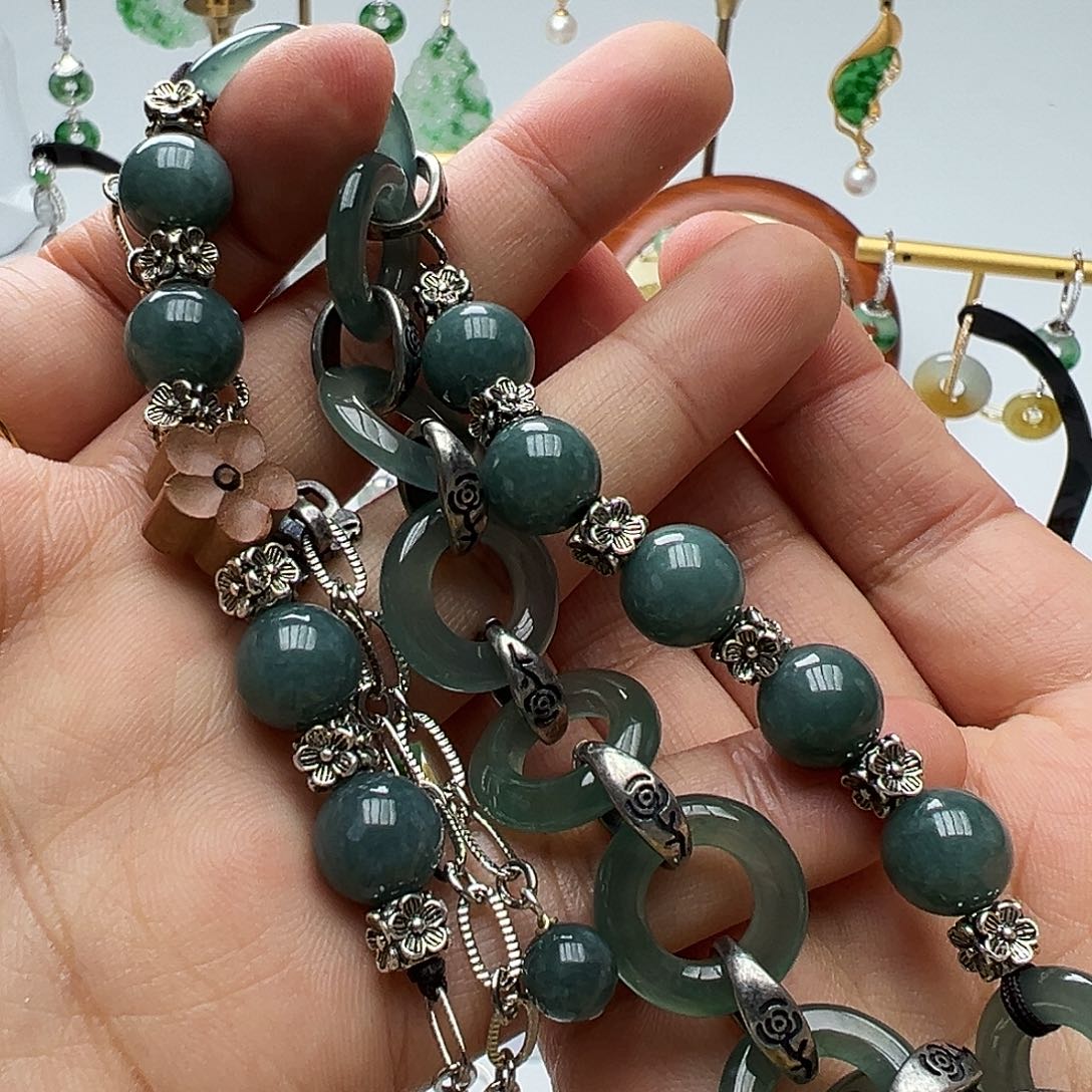 用***0翡翠未镶嵌耳饰天然缅甸A货翡翠