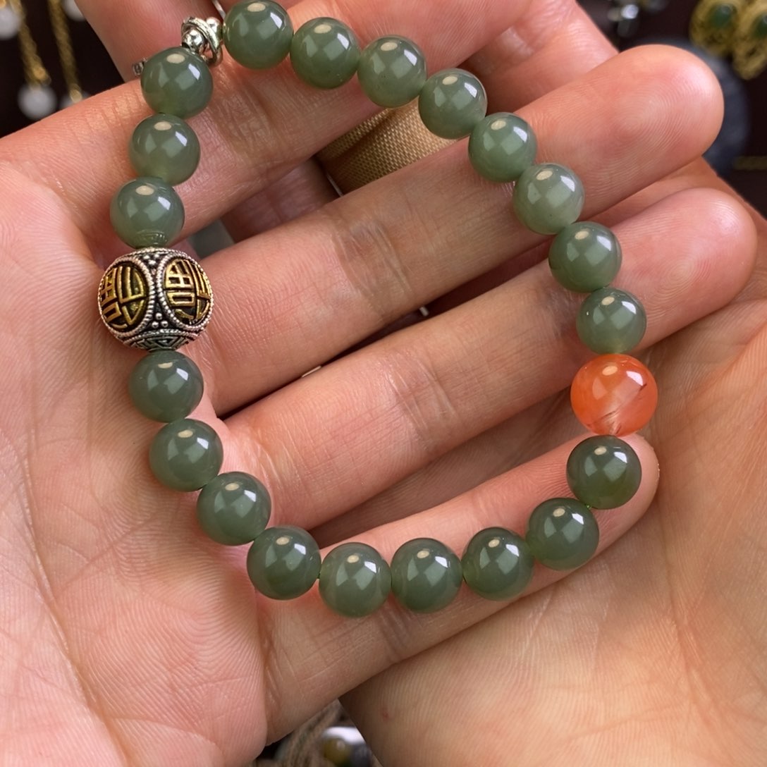 和田玉手链未镶嵌