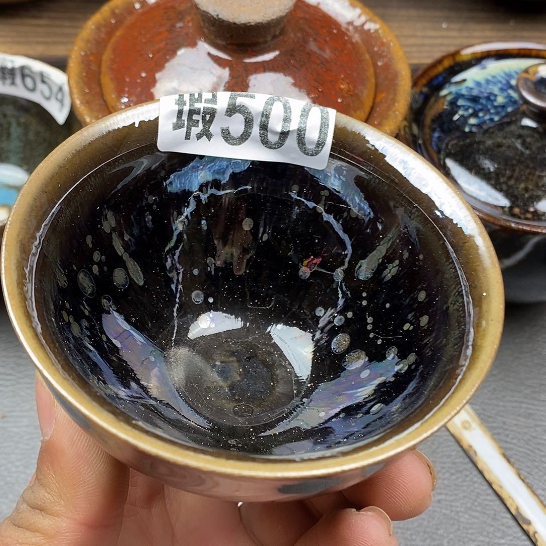 茶盏微瑕建盏主人杯子