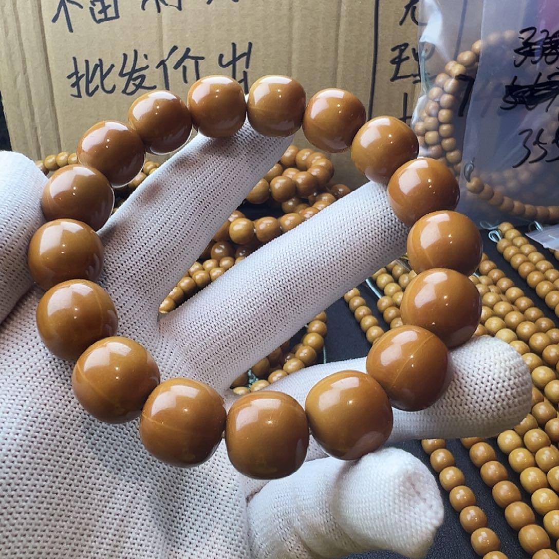 核桃手串/手链猴头雕刻老邢龙岩15左右