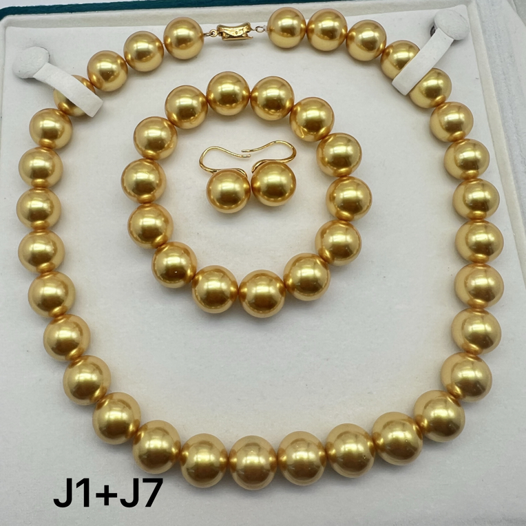 （双双甄选）J1+J7精美时尚美人珠链约14mm 多样性发货