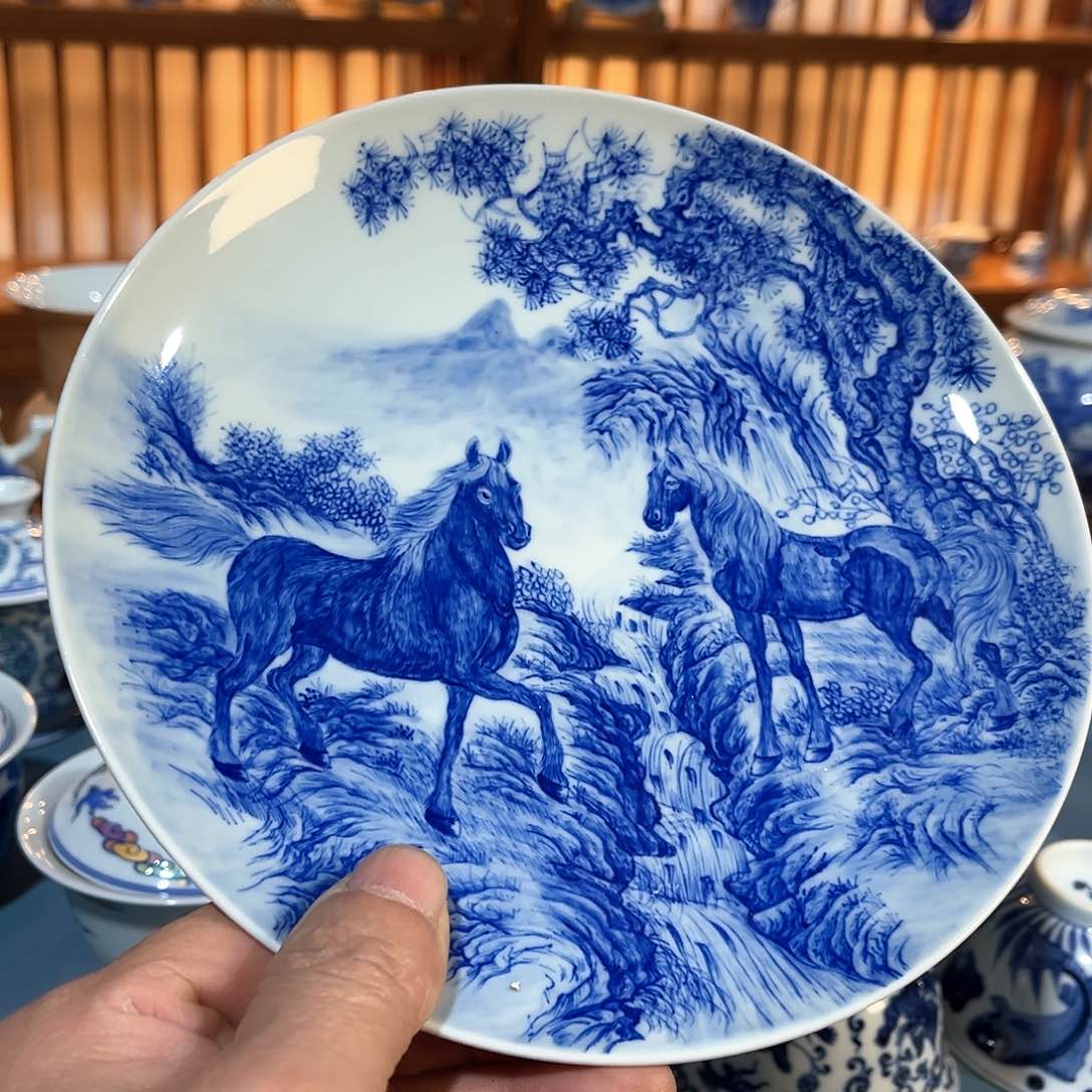 錡镇堂手工手绘壶承