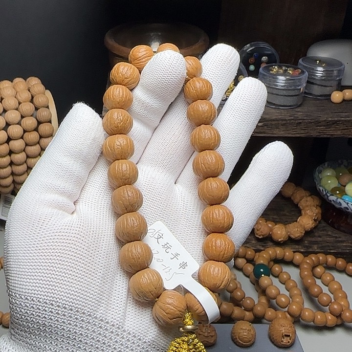 猴头核桃手串  福利南瓜 全品毕业款 原皮原色干刷打底