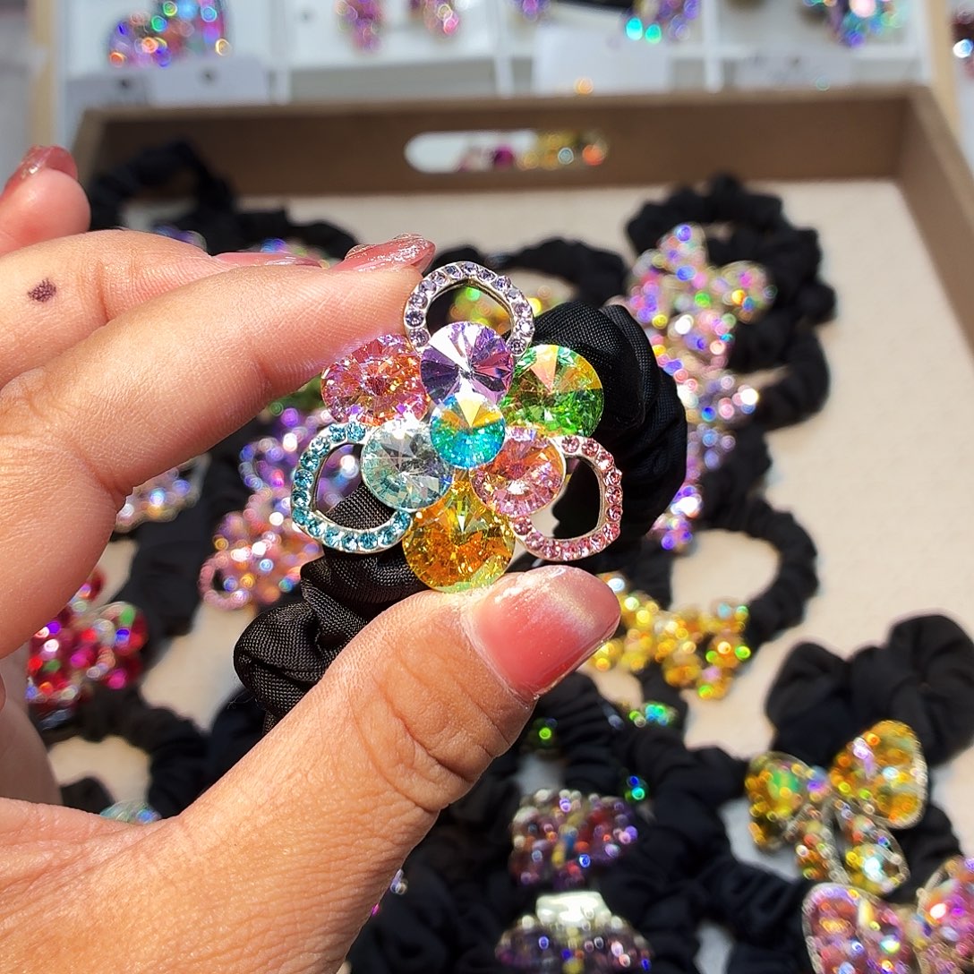 布艺铁合金发饰发夹发夹