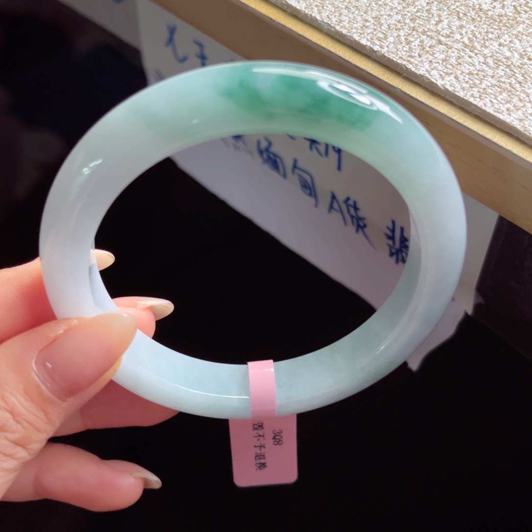 翡翠未镶嵌手镯手镯