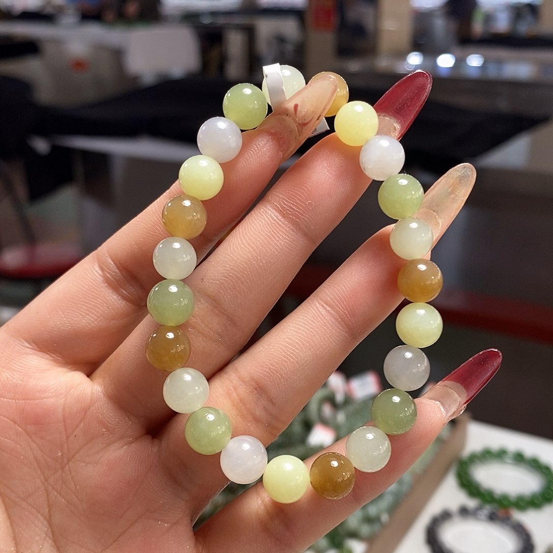 和田玉未镶嵌多宝8mm