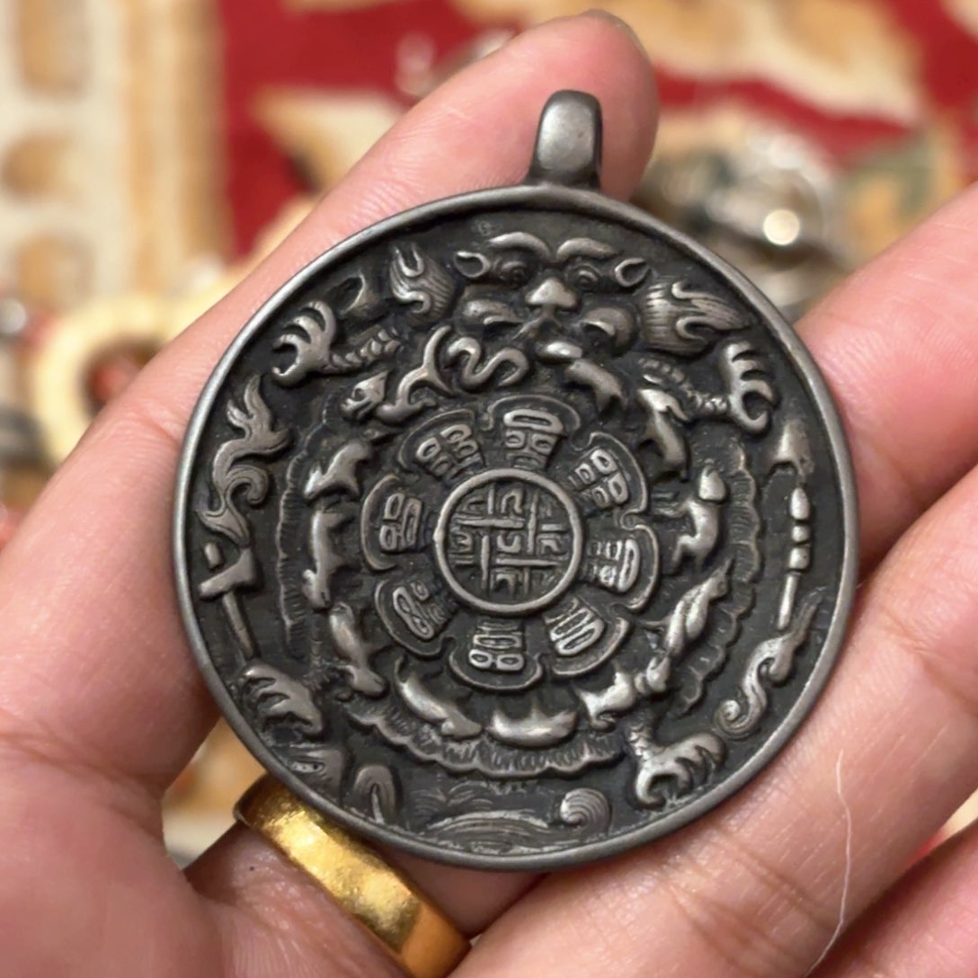 @*命铜星月菩提吊坠去项链