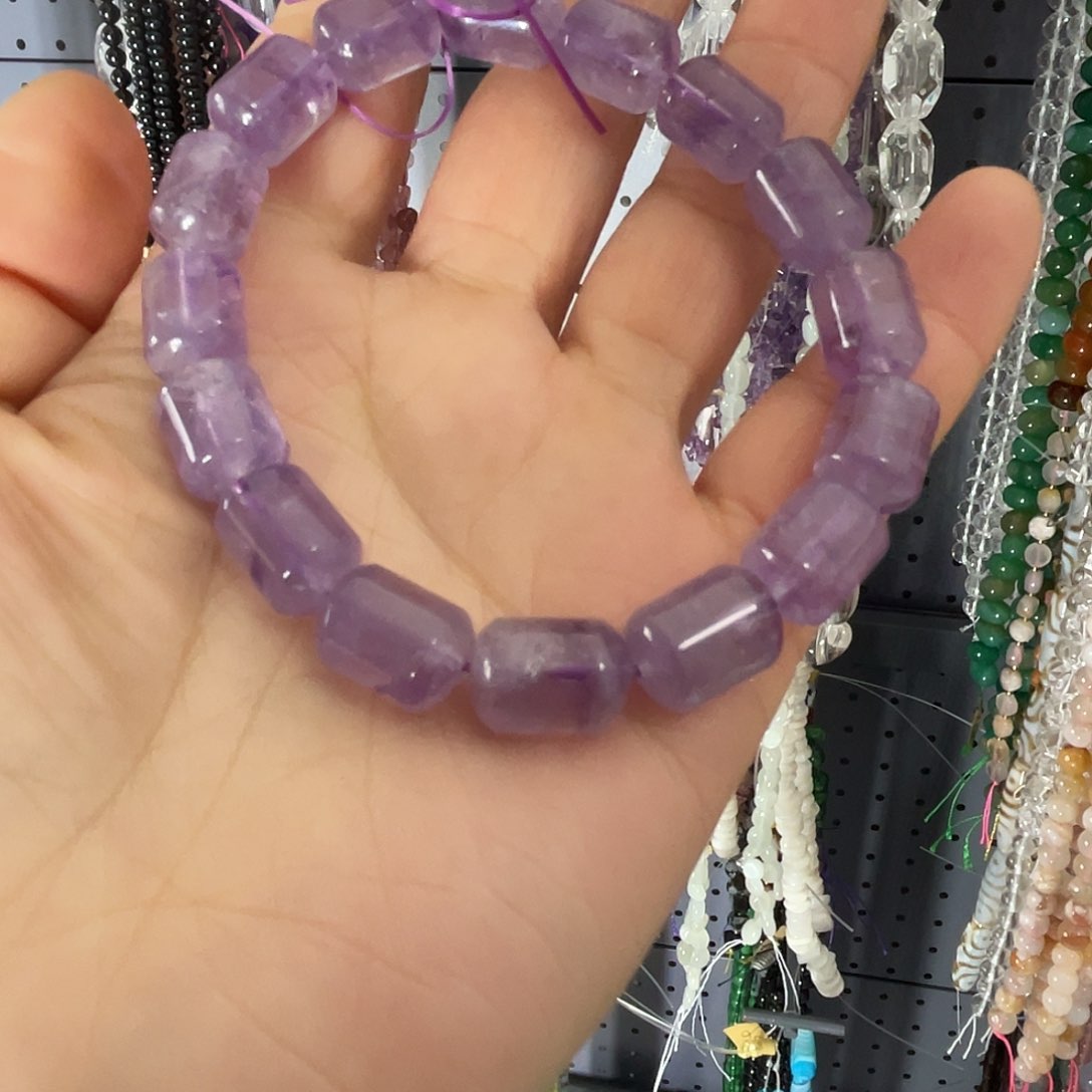 玛瑙/玉髓珠宝半成品未镶嵌紫水晶胶囊