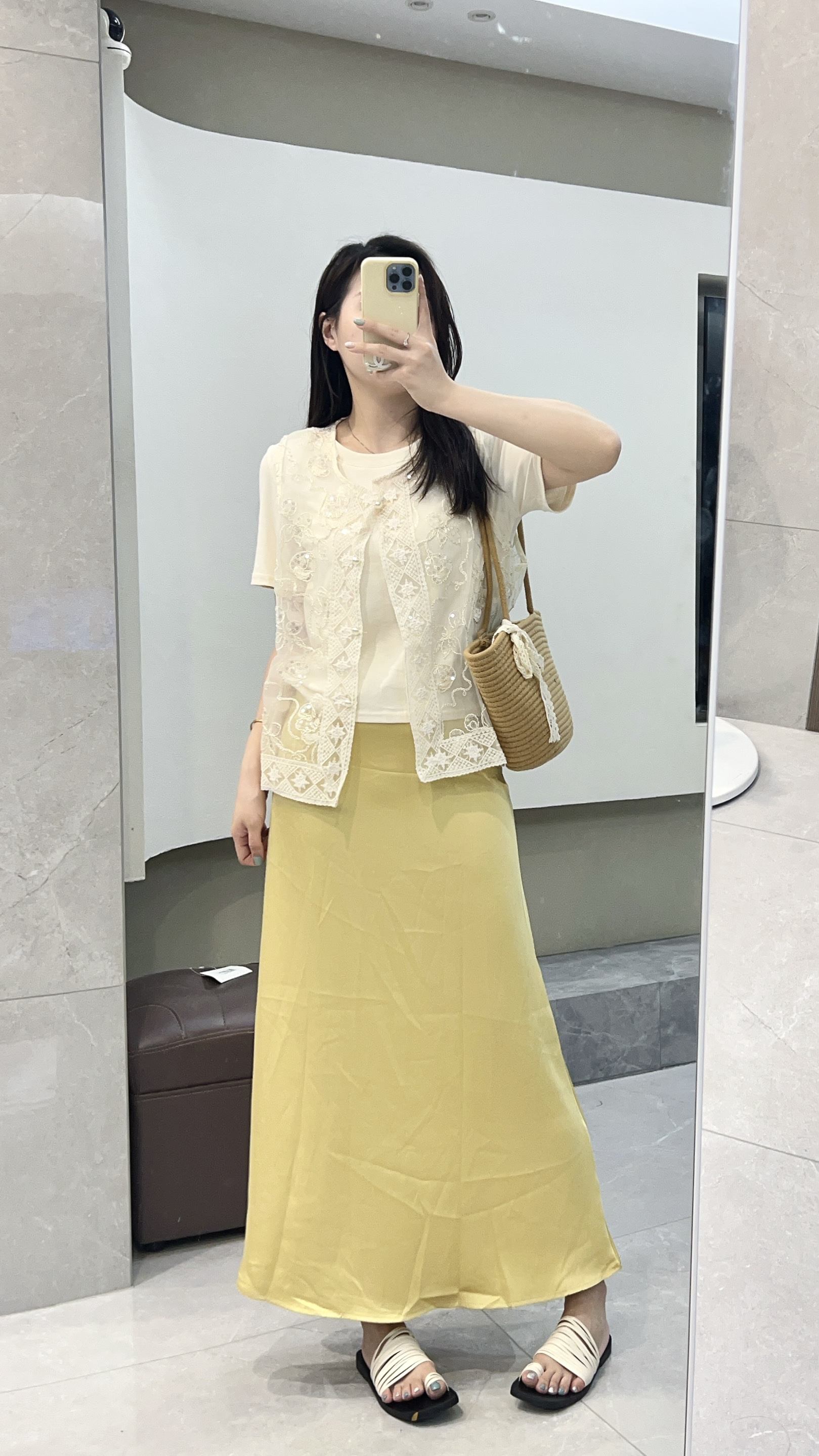 GRR,【明媚大女神】细闪重工国风马甲两件套