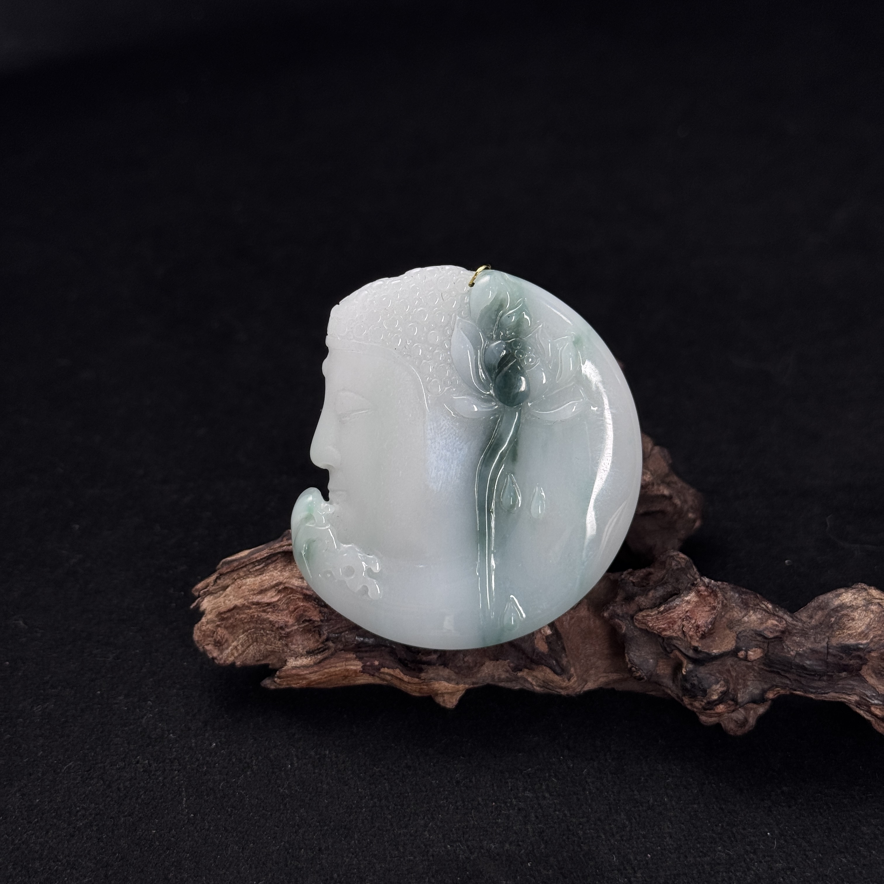 【诚翠拍品第一百一十期午】翡翠12吊坠FKG15010