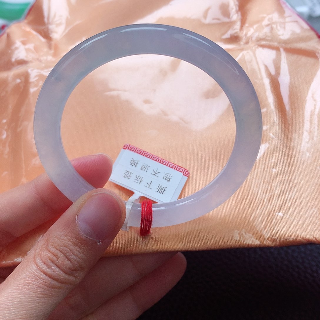 翡翠手镯未镶嵌50.5白月光 7.0✖️7.5