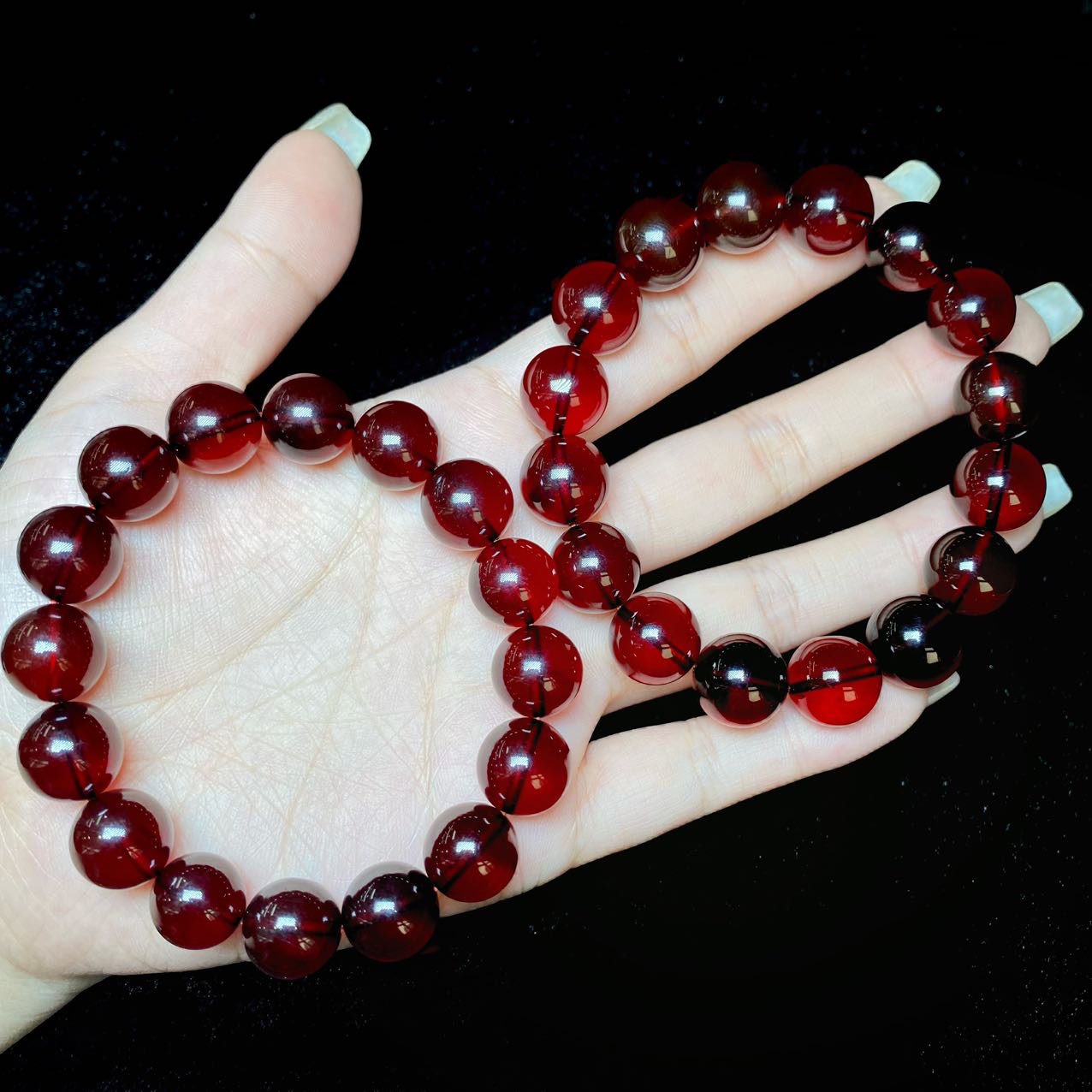 【云上好物】血珀单圈手串-多样性发其一-12mm-DS60492（甄选）