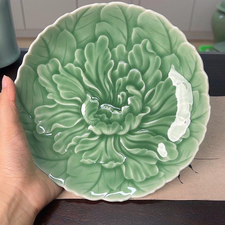 龙泉云间青瓷小米茶器