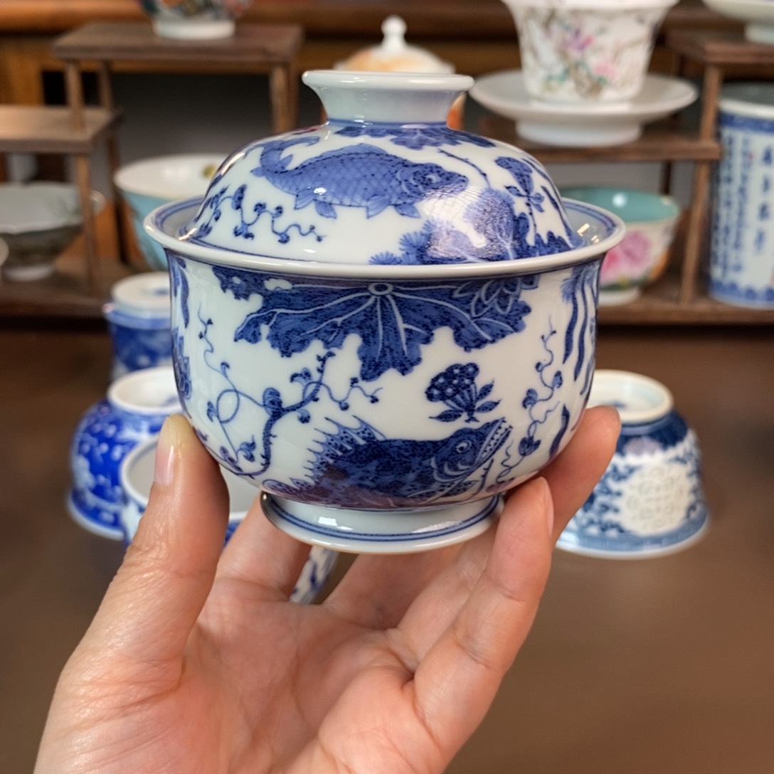 景德镇陶瓷手工手绘