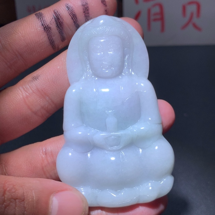 翡翠未镶嵌颈饰保真天然a货翡翠