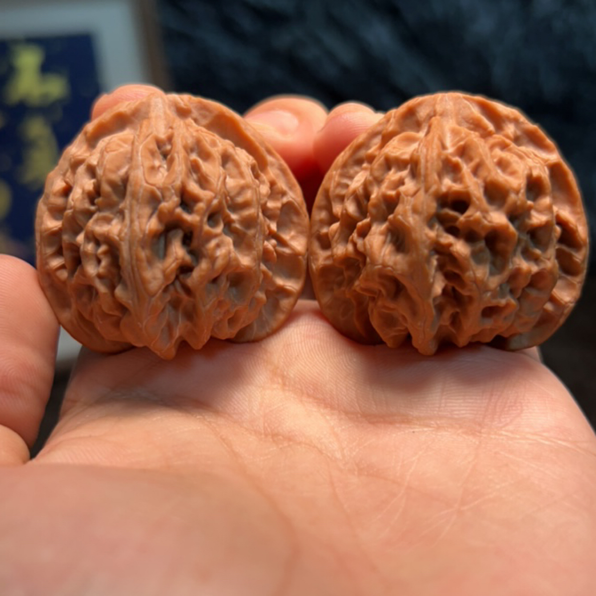 文玩核桃 门头沟苹果园 10365号 43.5尺寸