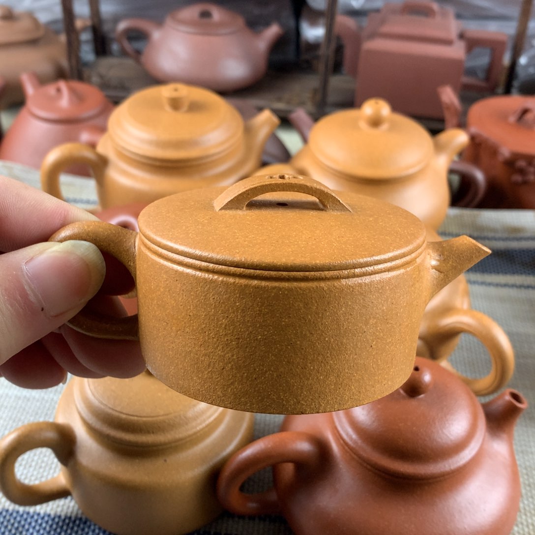 紫砂茶壶老档口黄金段100cc