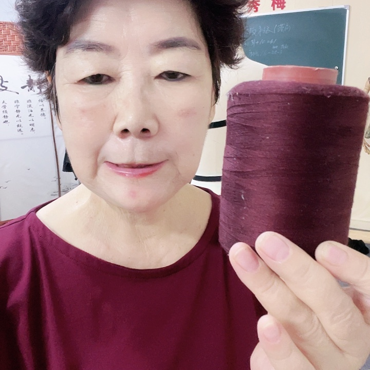 山羊毛安可拉红大线不包邮