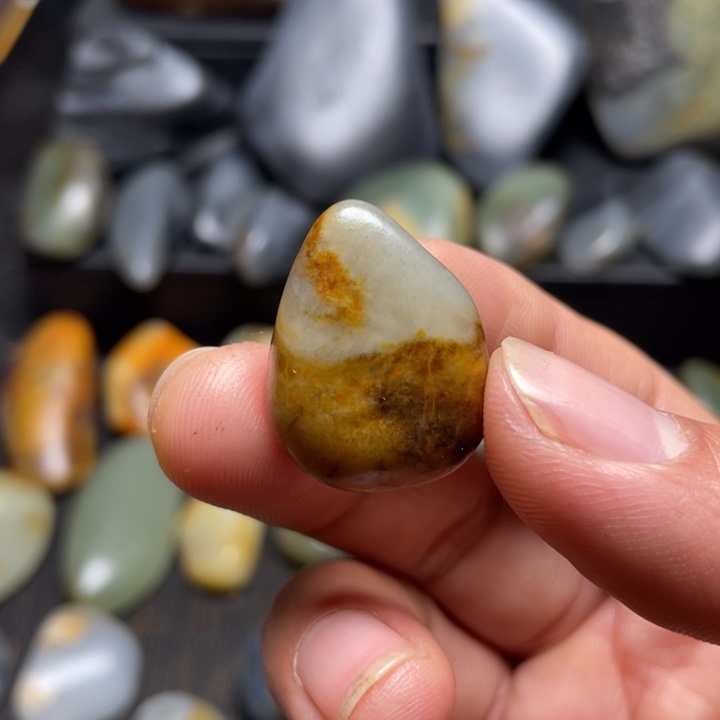 和田玉未镶嵌挂件74