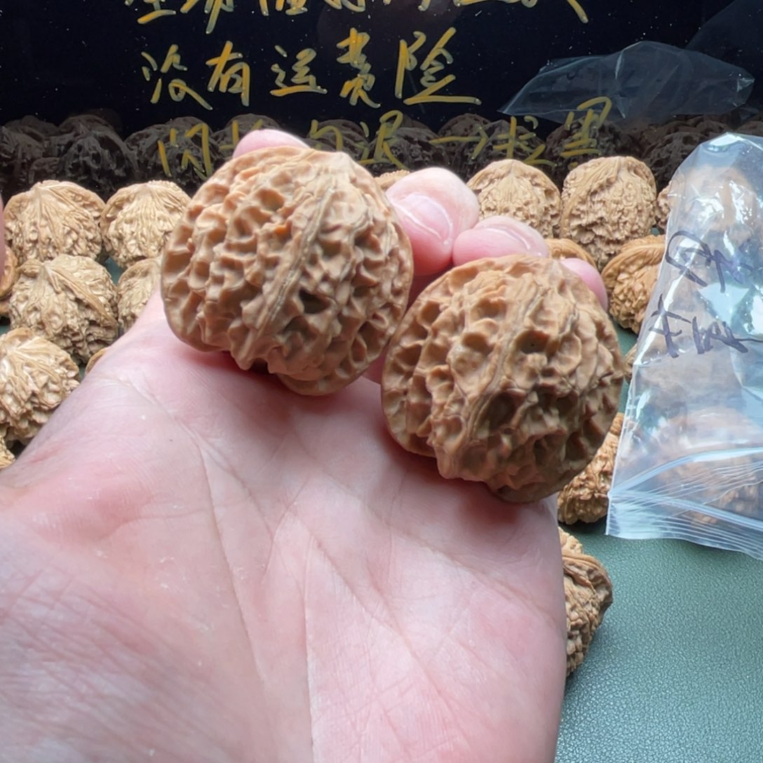 核桃把件37无药原装苹果全品