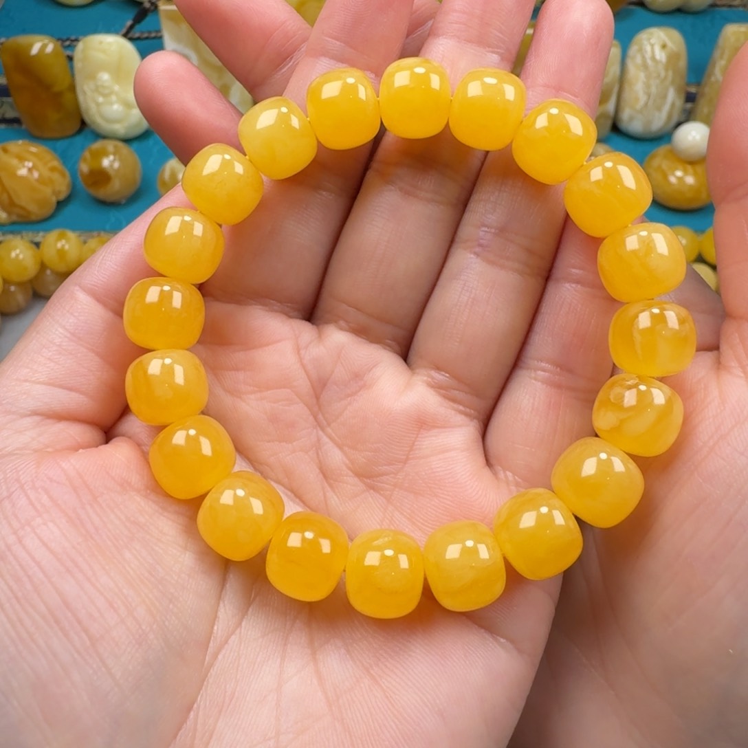 琥珀手链未镶嵌蜜蜡