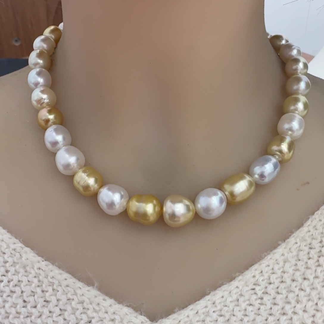 未镶嵌海水珍珠颈饰