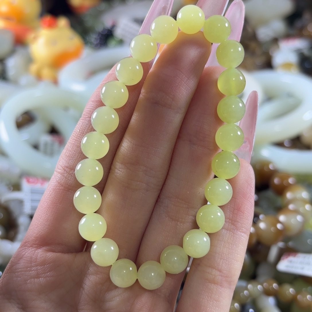 和田玉未镶嵌手链377