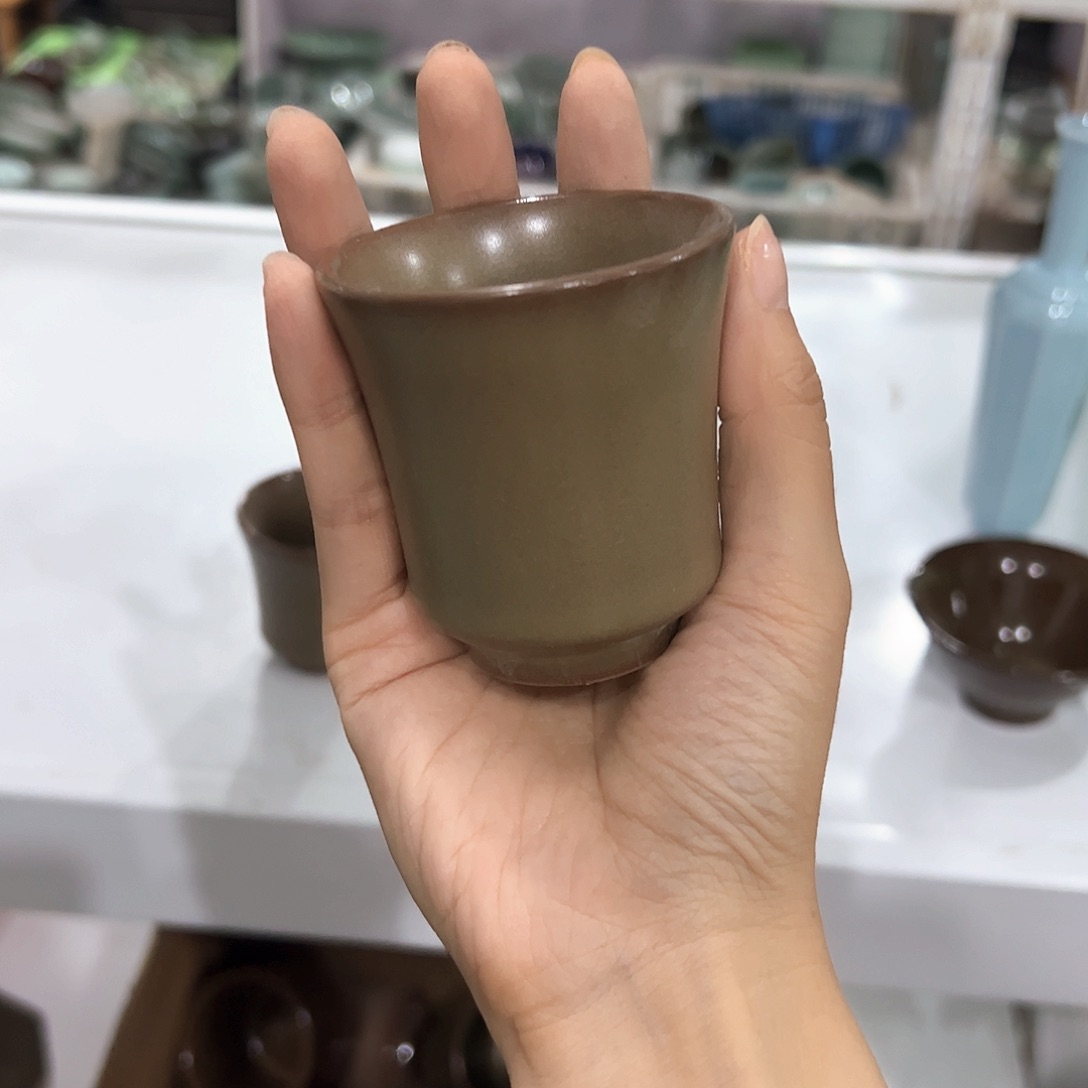 龙泉云间青瓷小米茶器
