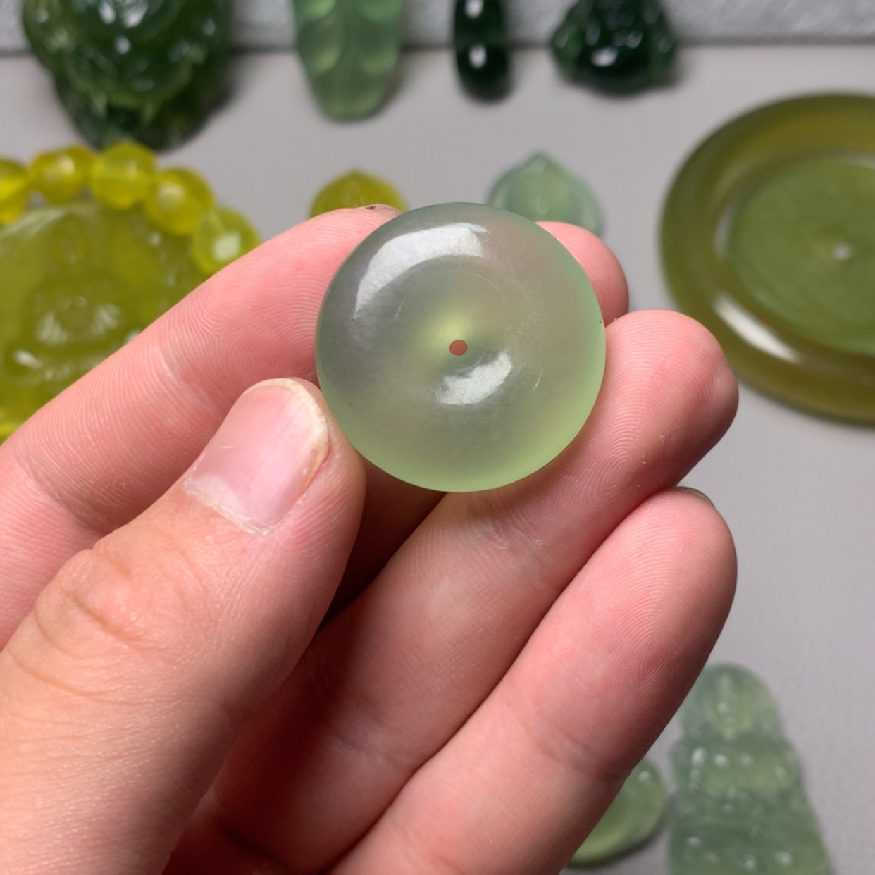 【闪购商品】蛇纹石玉未镶嵌岫玉