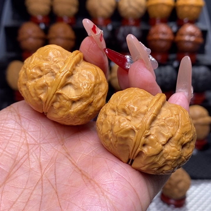 文玩核桃把件鲲鹏元宝32号