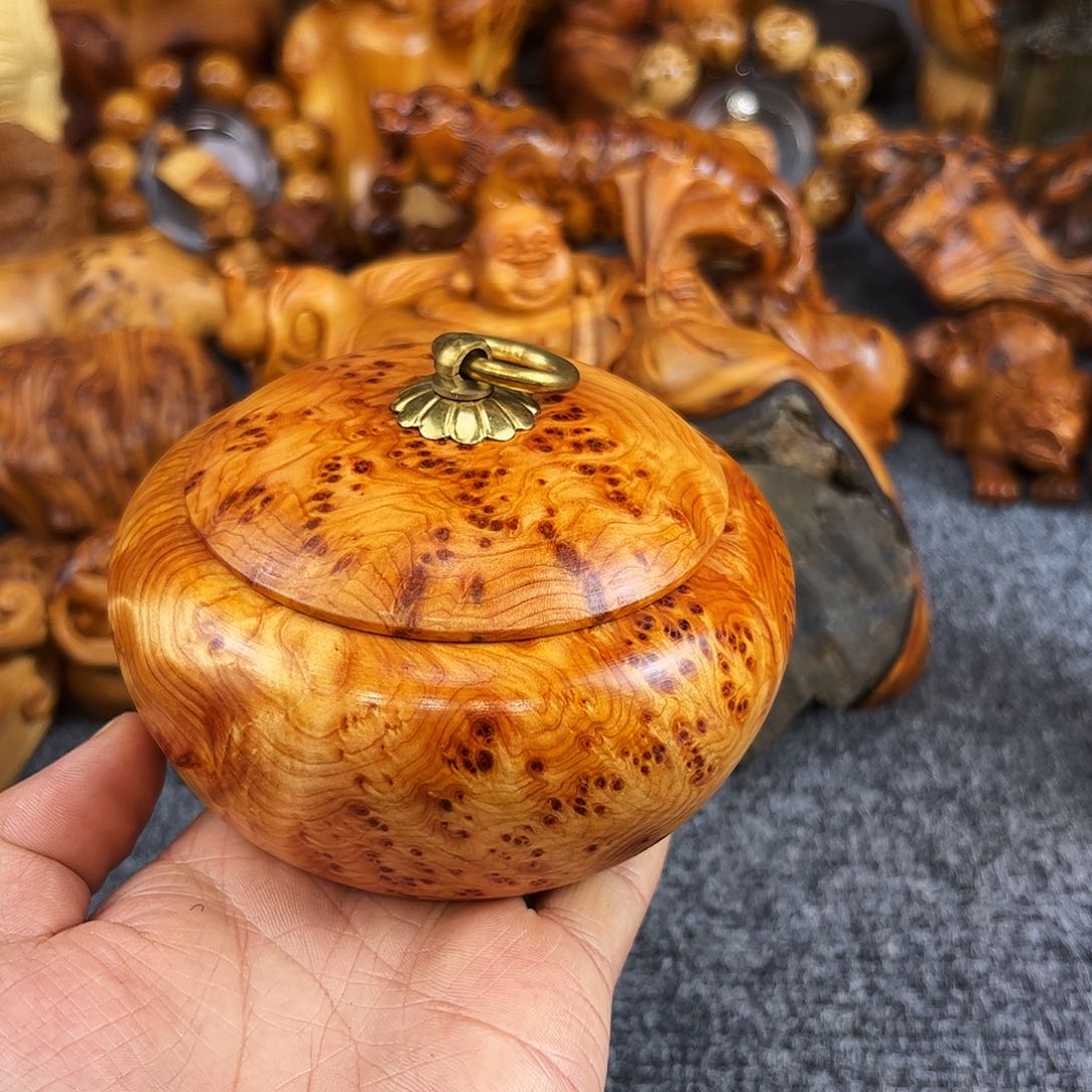 柏木崖柏瘤疤罐子