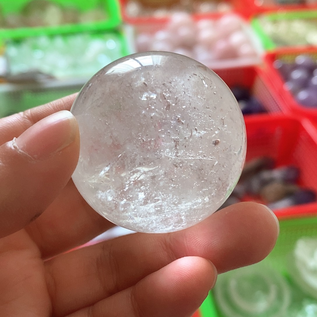 白水晶球未镶嵌水晶