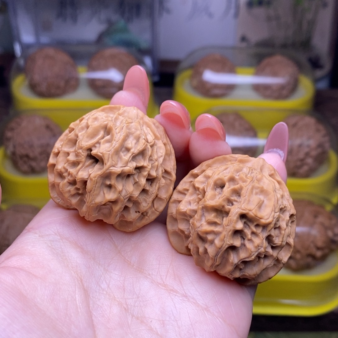 文玩核桃把件全品37.5尺原桩苹果园一代1190