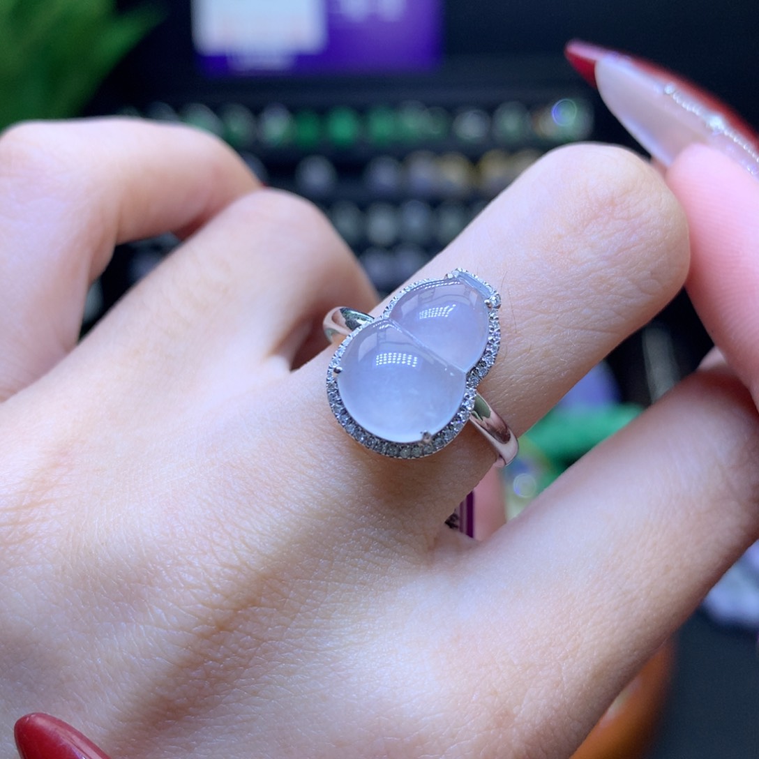 翡翠颈饰18K金镶嵌天然