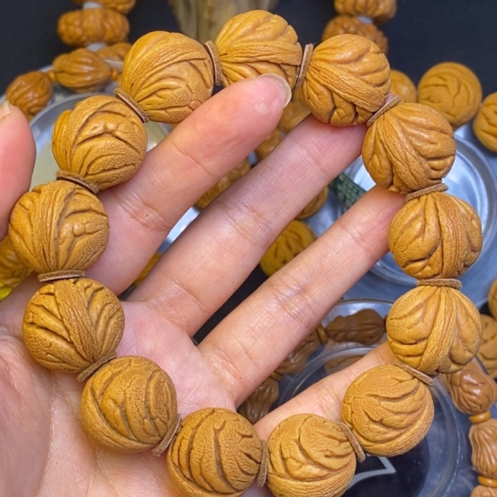 吊坠桃核秦岭龙纹桃核22